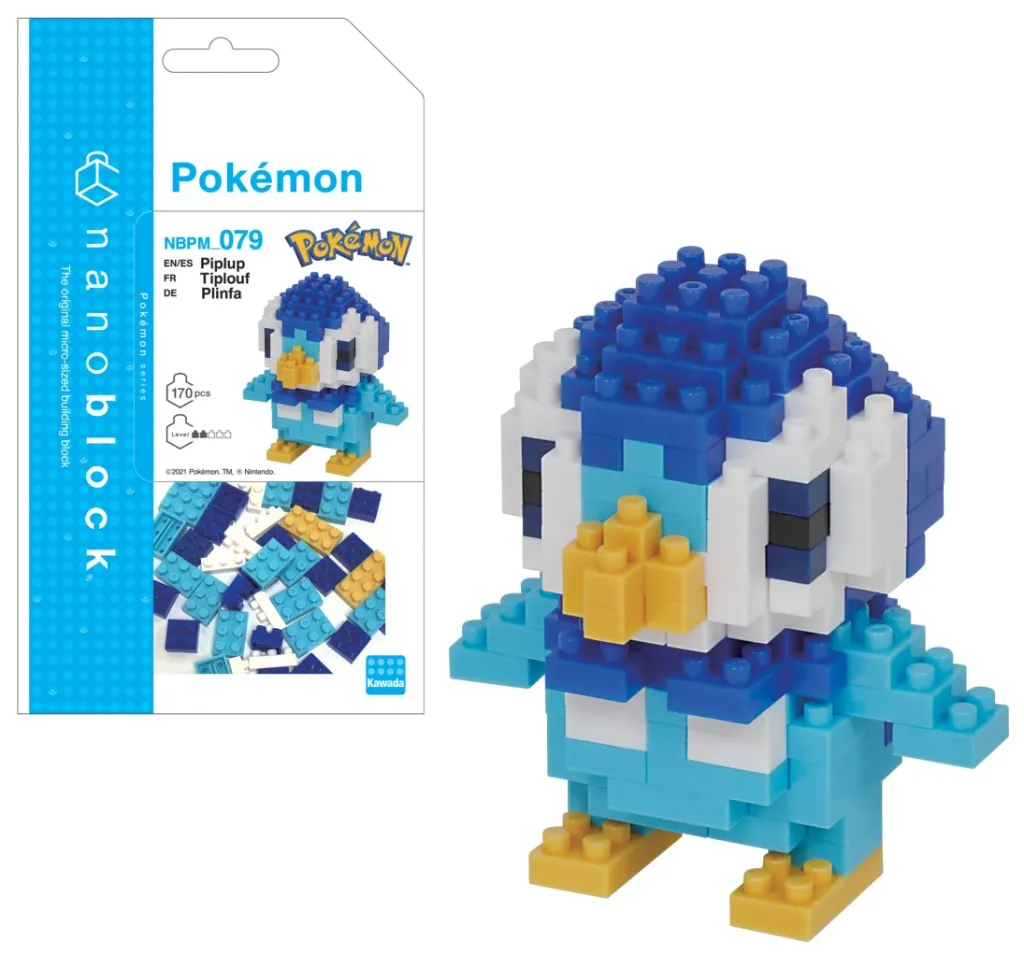 POKEMON - Piplup - Figure Nanoblock 10cm